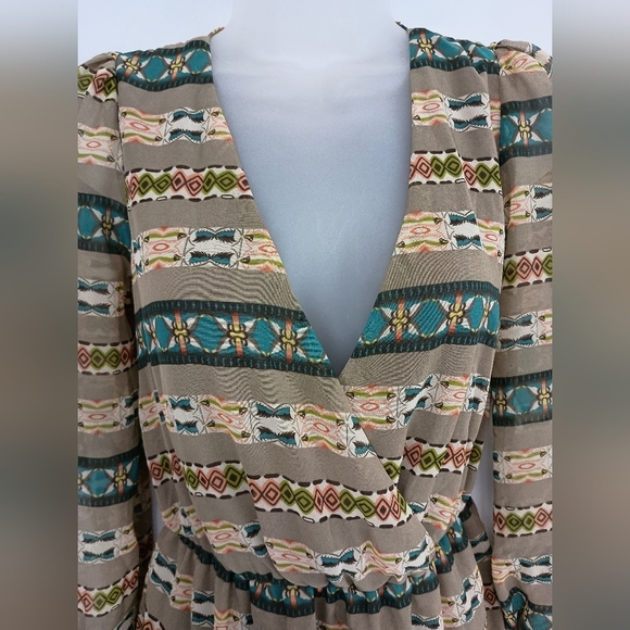 2/$30 Patterned PEPPERMINT Multicolor Women's Dress (#214) - Picture 3 of 9